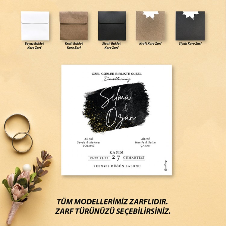 Beren Kare Davetiye 0770